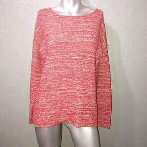 Antonio Melani pretty red and silver sweater